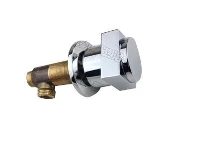 1Pc Chrome Brass Design for Hot or Cold Water Bathtub Faucet Valve