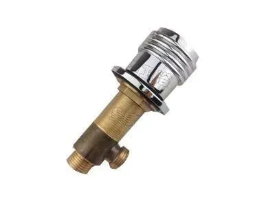 1Pc Chrome Brass Design for Hot or Cold Water Bathtub Faucet Valve