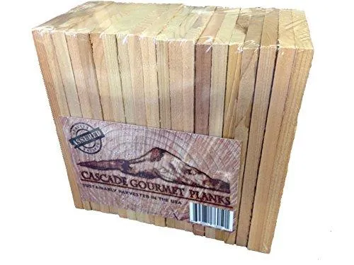 20 Cascade Gourmet Cedar Planks - Individual Serving (3.5 x 6.5 x 3/8)