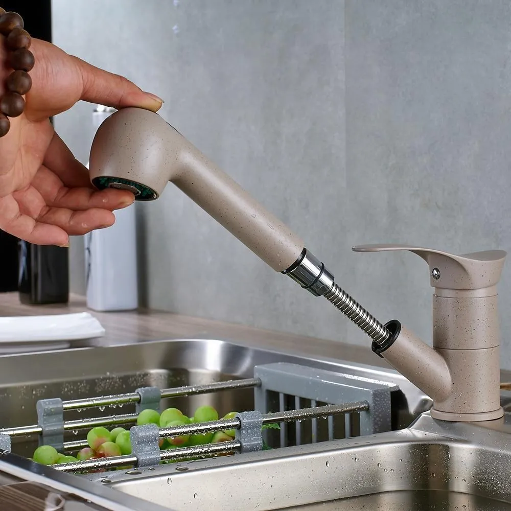 360 Degree Swivel Pull Out  Kitchen Sink Faucet