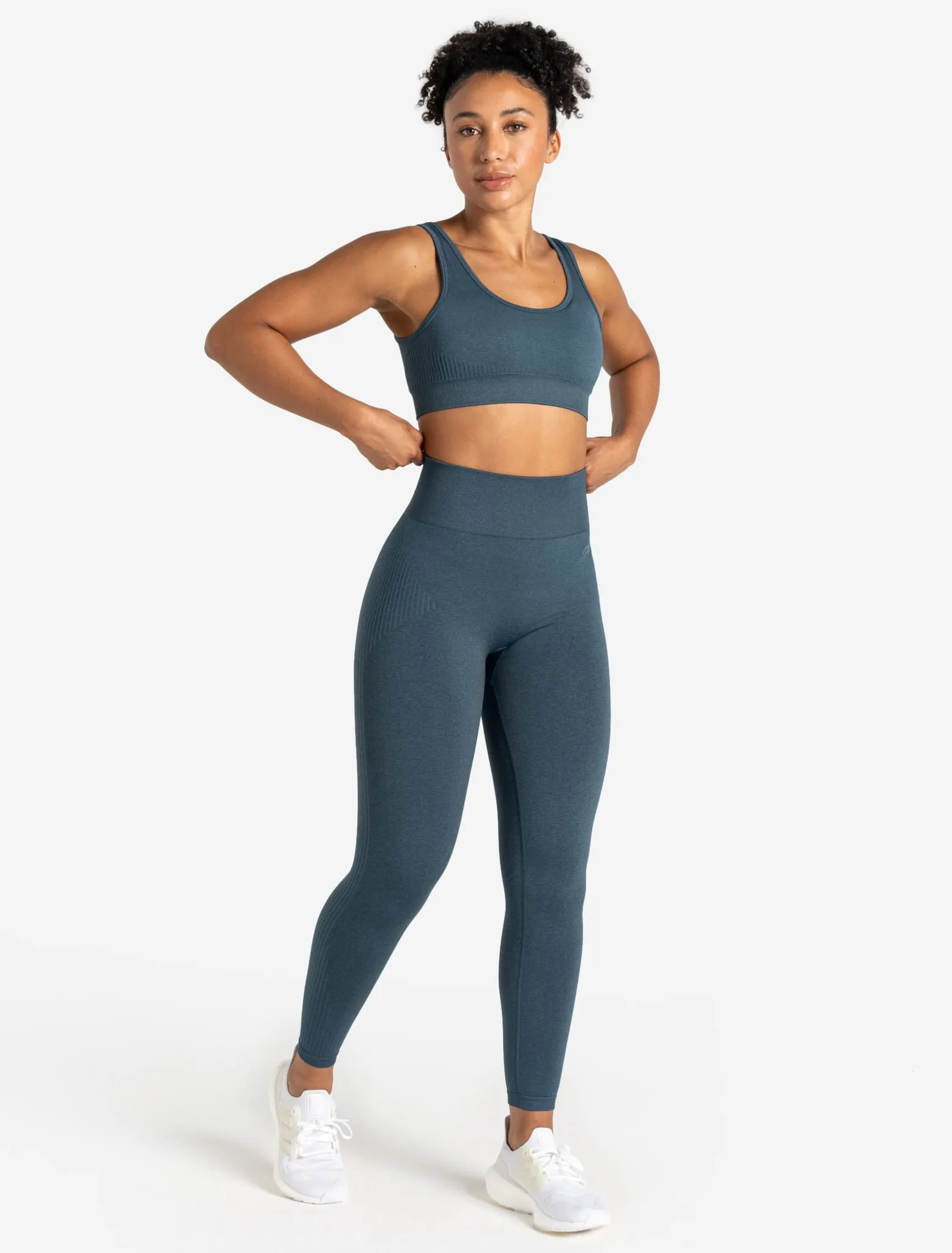 ADAPT 2.0 Seamless Leggings - Petrol Blue