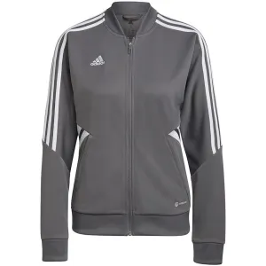 Adidas Condivo 22 Track Jacket Full Zip Women's Sweatshirt Grey-White Hd2280