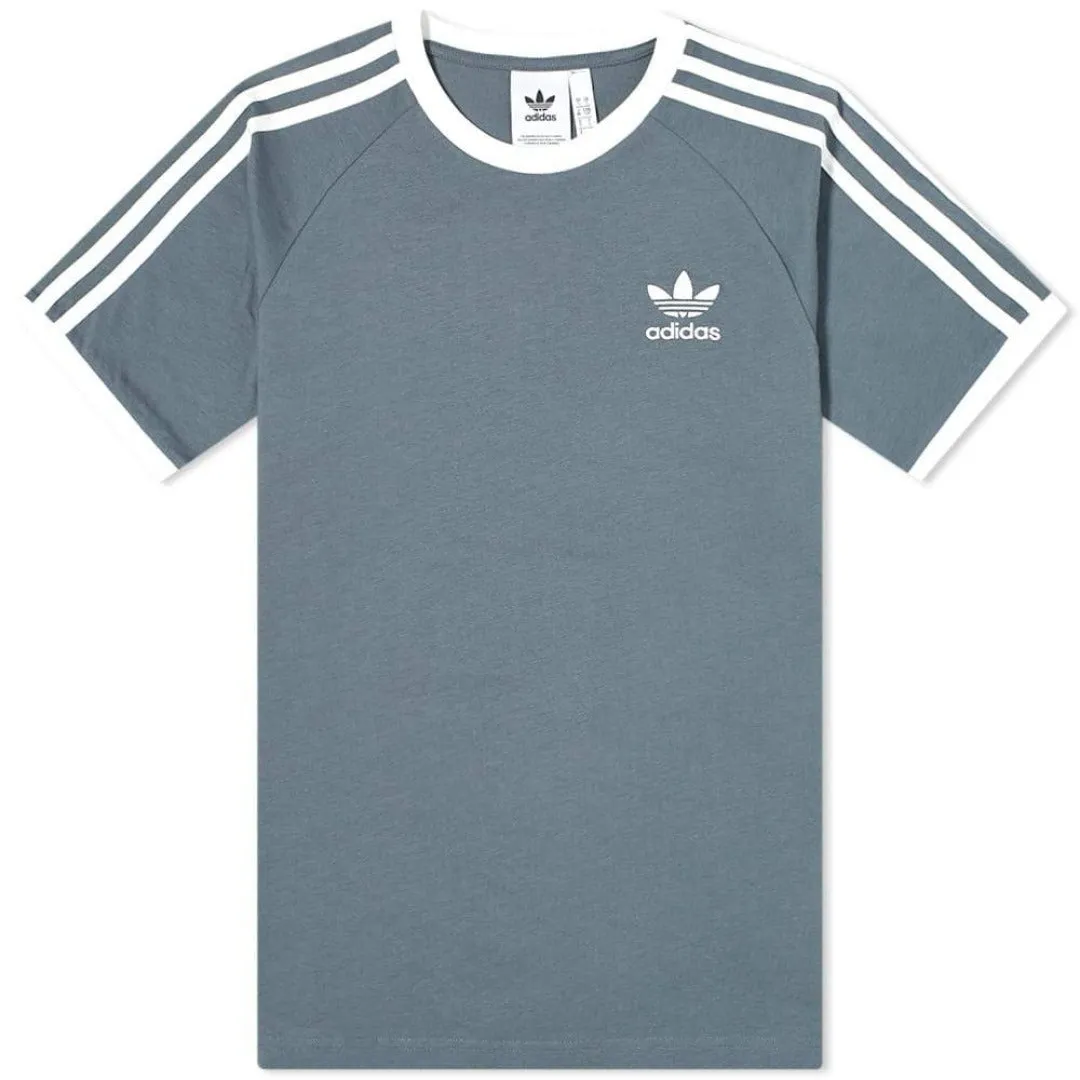 Adidas Original 3-STRIPES TEE Men’s - BLUE OXIDE