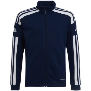 Adidas Squadra 21 Training Full Zip Sweatshirt Navy Blue Hc6276 164Cm