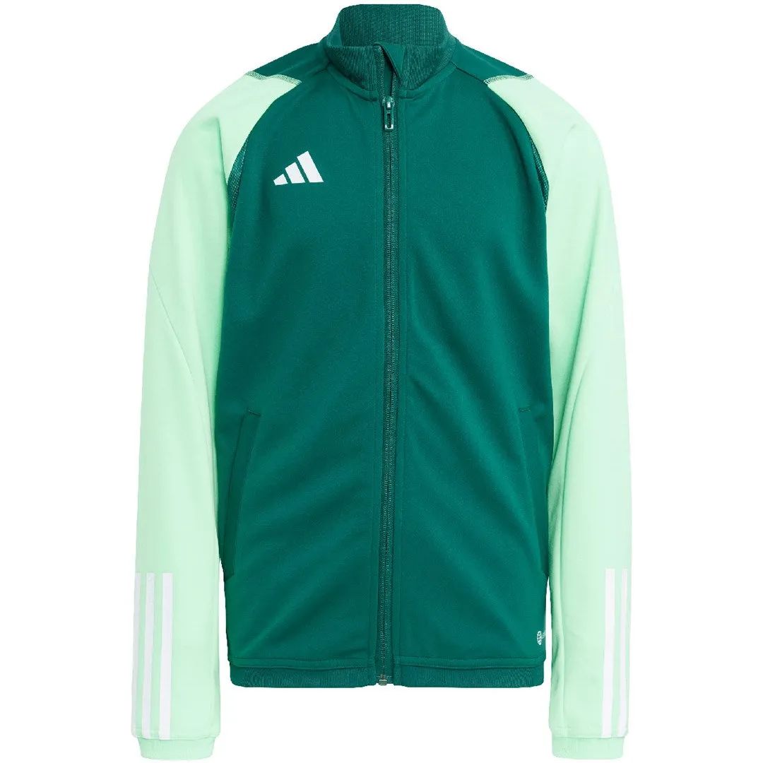 Adidas Tiro 23 Competition Training Sweatshirt For Kids Green Hu1314