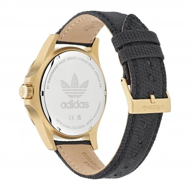 Adidas Unisex Expression One Gold-Tone Watch AOFH23015