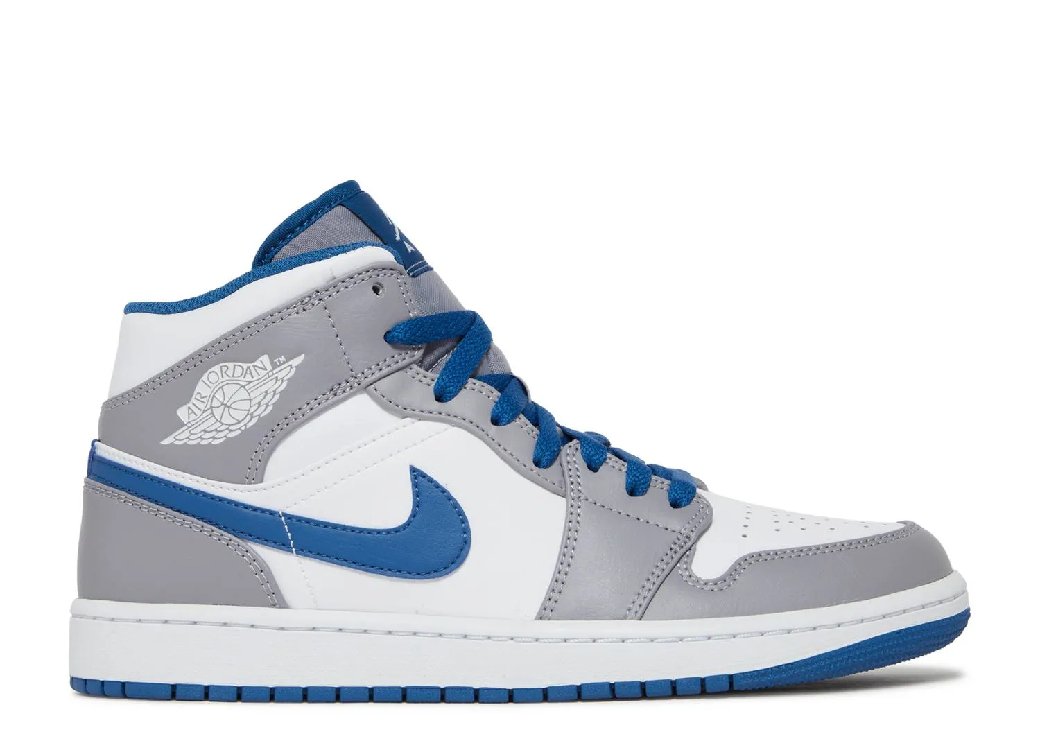 Air Jordan 1 Mid "Cement True Blue" (Wilmington Location)