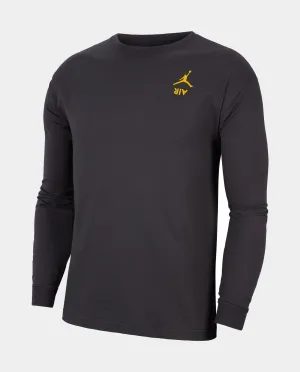 Air Jordan Legacy 4 Mens Long Sleeve T-Shirt (Black)