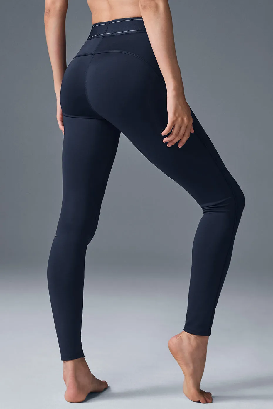 Airlift High-Waist Suit Up Legging - Navy/Navy