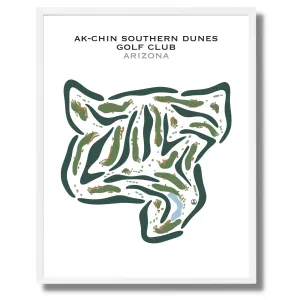 Ak-Chin Southern Dunes Golf Club, Arizona - Printed Golf Courses