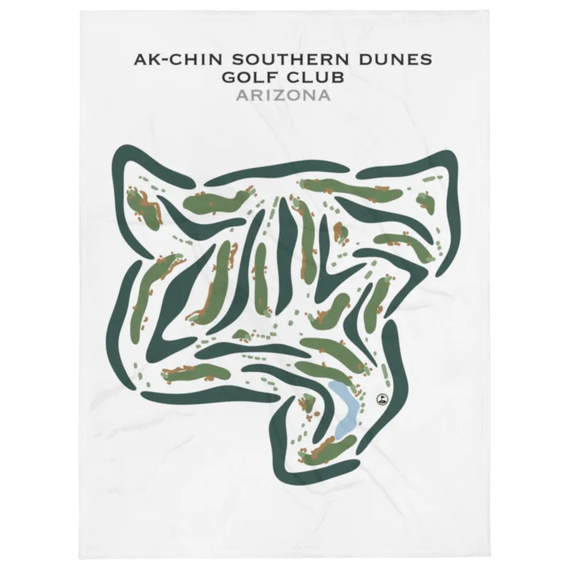 Ak-Chin Southern Dunes Golf Club, Arizona - Printed Golf Courses