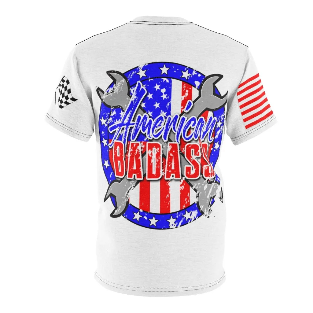 American Badass White Unisex Tee