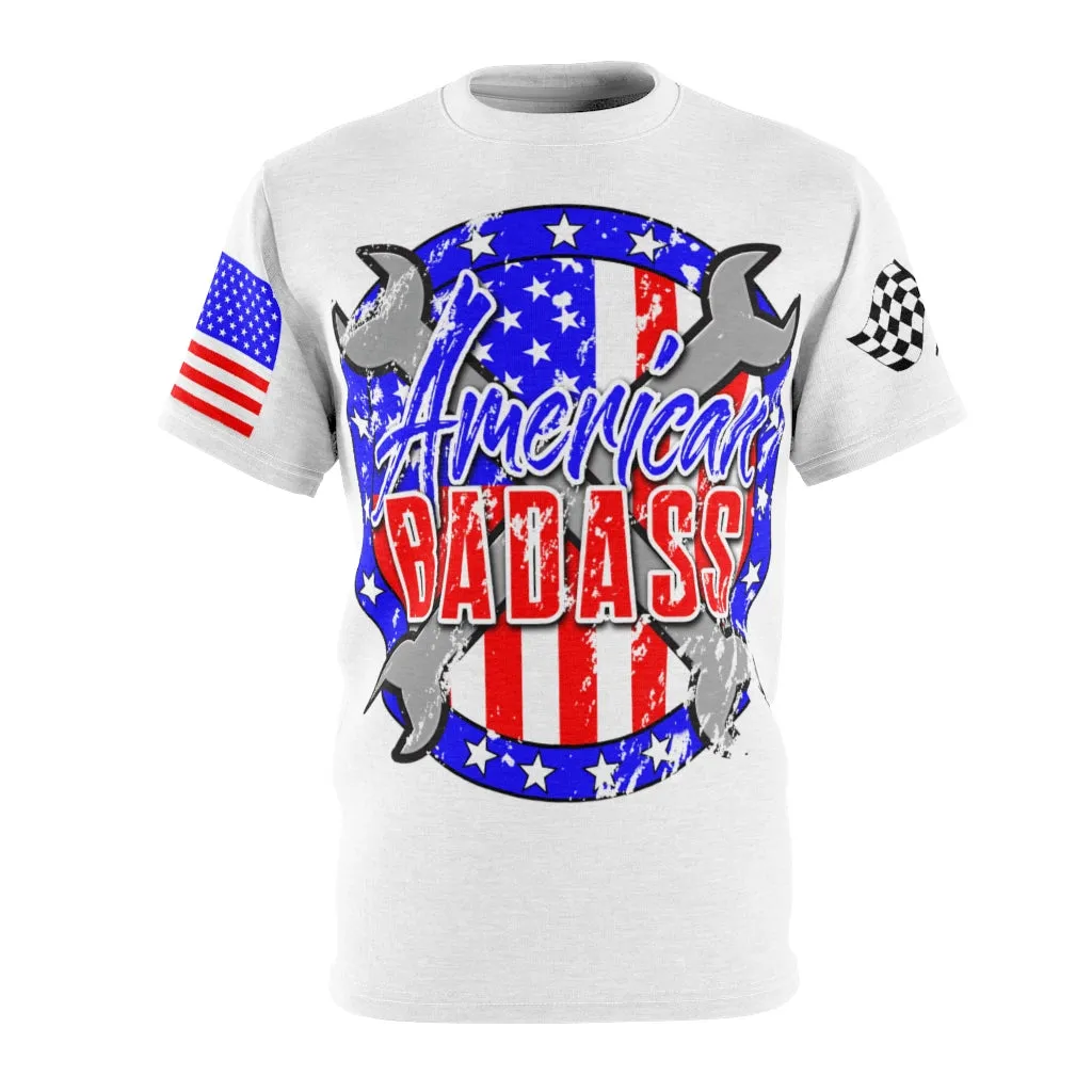 American Badass White Unisex Tee