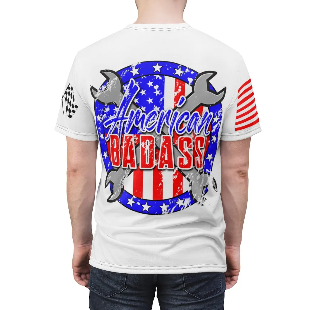 American Badass White Unisex Tee