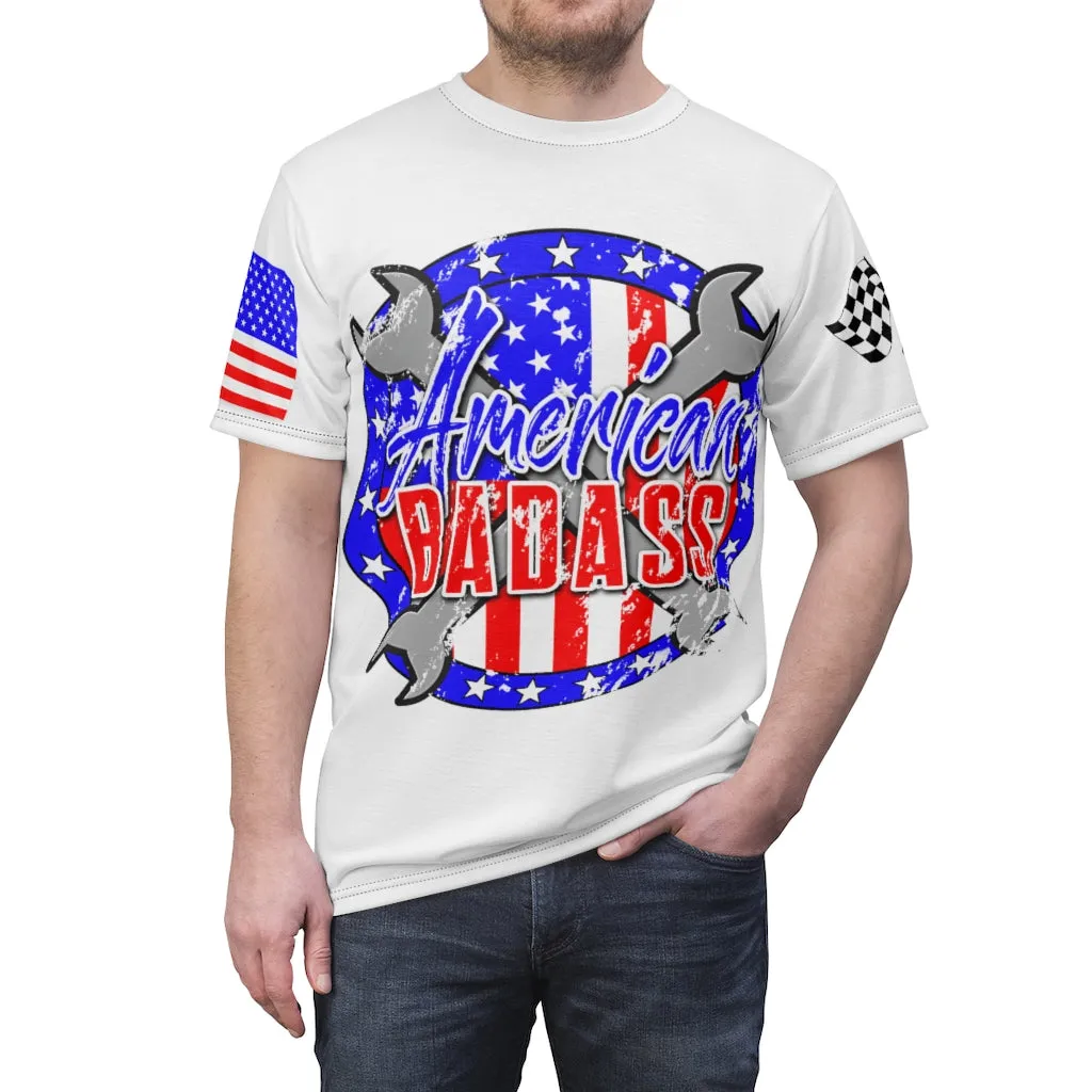 American Badass White Unisex Tee