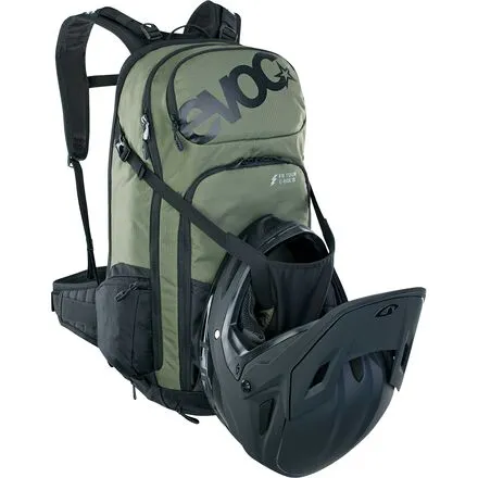 Backpack FR Tour E-Ride Protector 20 L Evoc, dark green/black