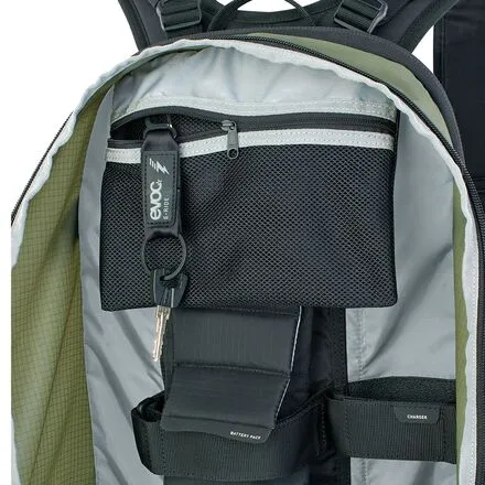 Backpack FR Tour E-Ride Protector 20 L Evoc, dark green/black