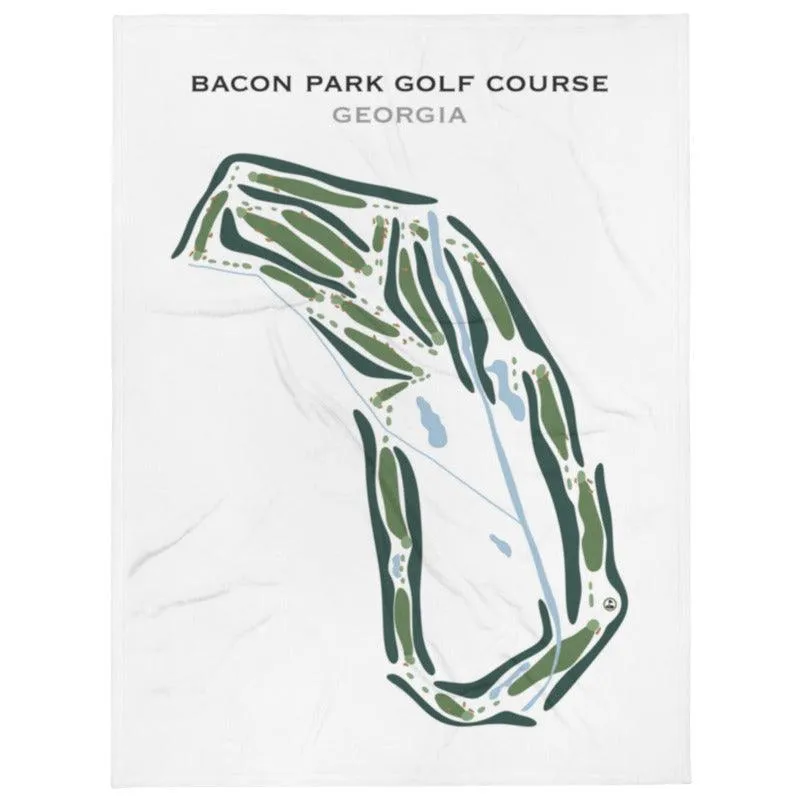 Bacon Park Golf Course, Georgia - Printed Golf Courses