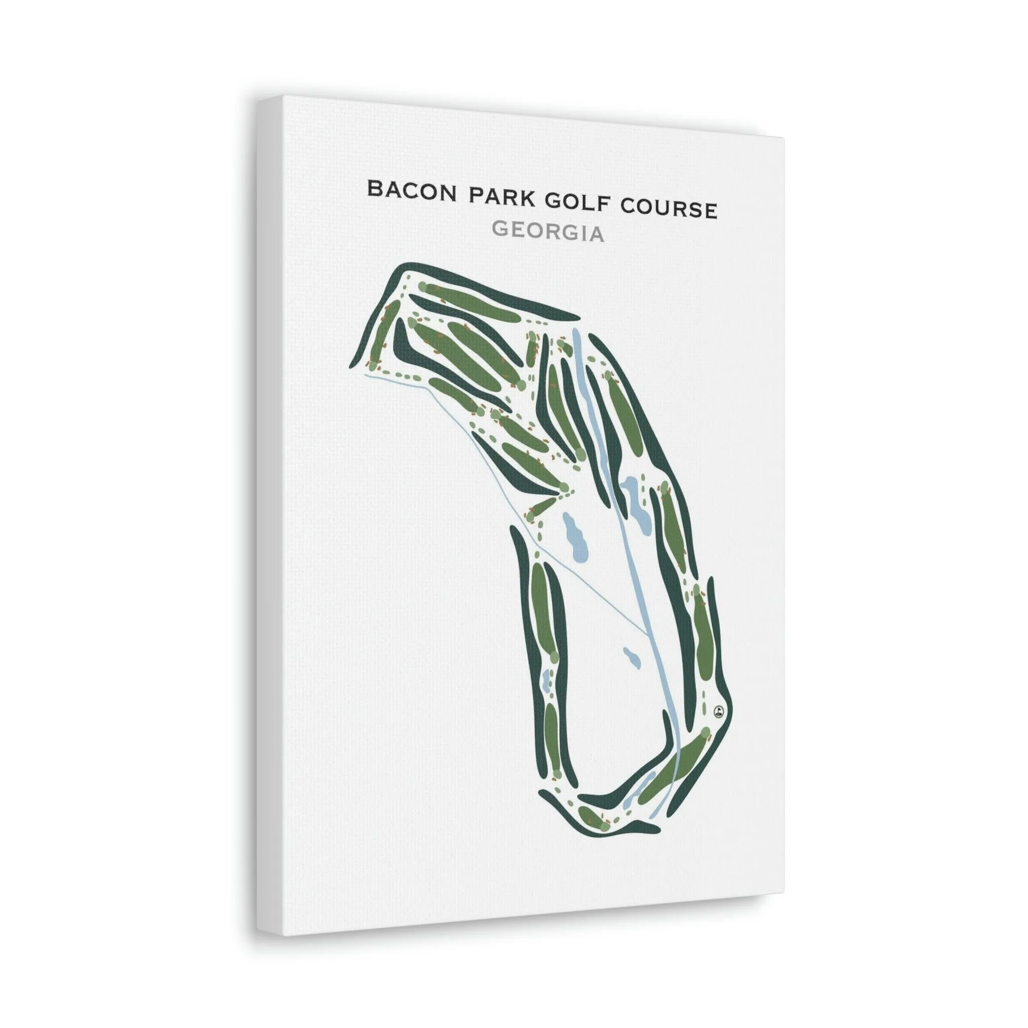 Bacon Park Golf Course, Georgia - Printed Golf Courses