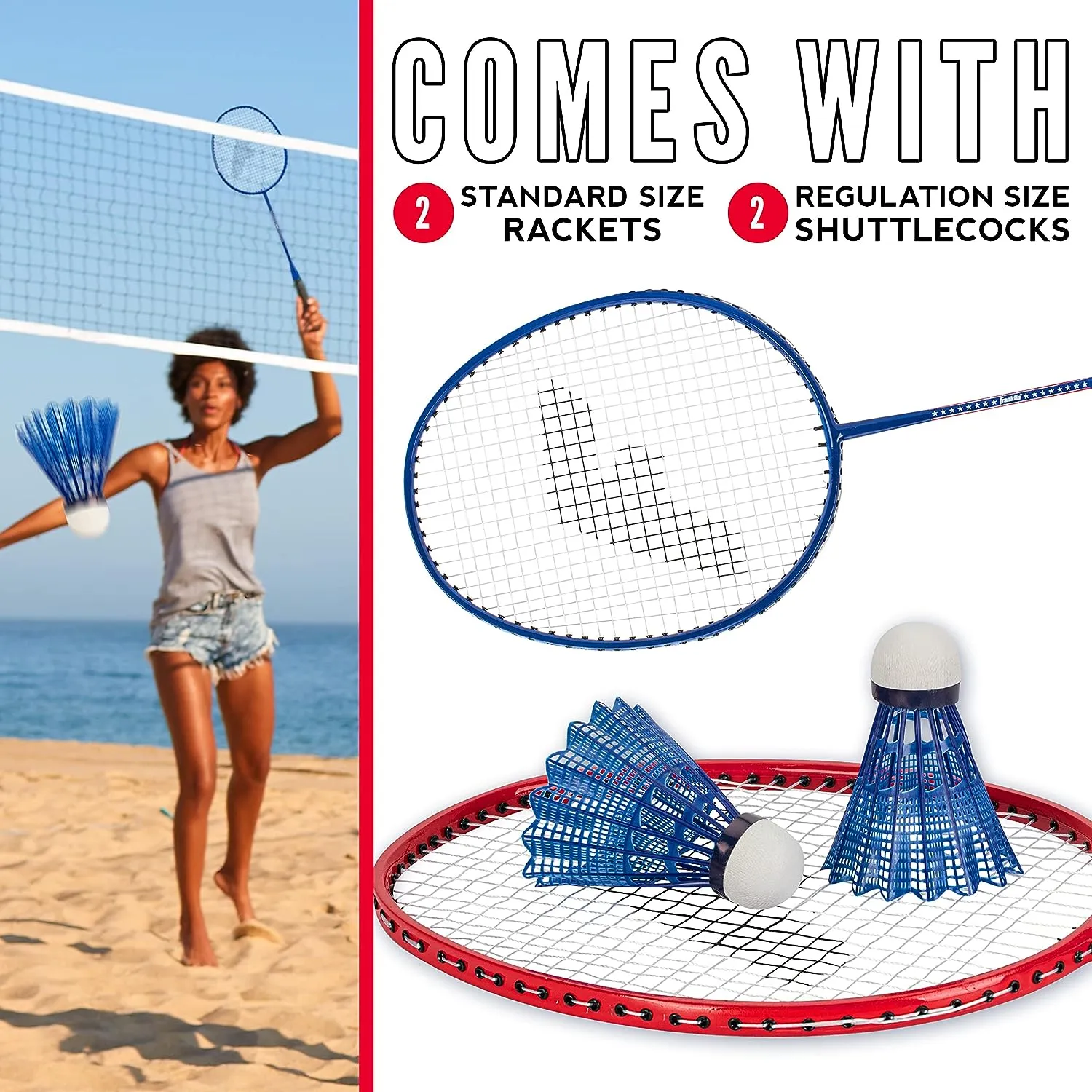 Badminton Racquet and Birdie Set