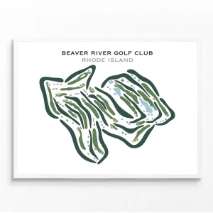 Beaver River Golf Club, Rhode Island - Printed Golf Courses