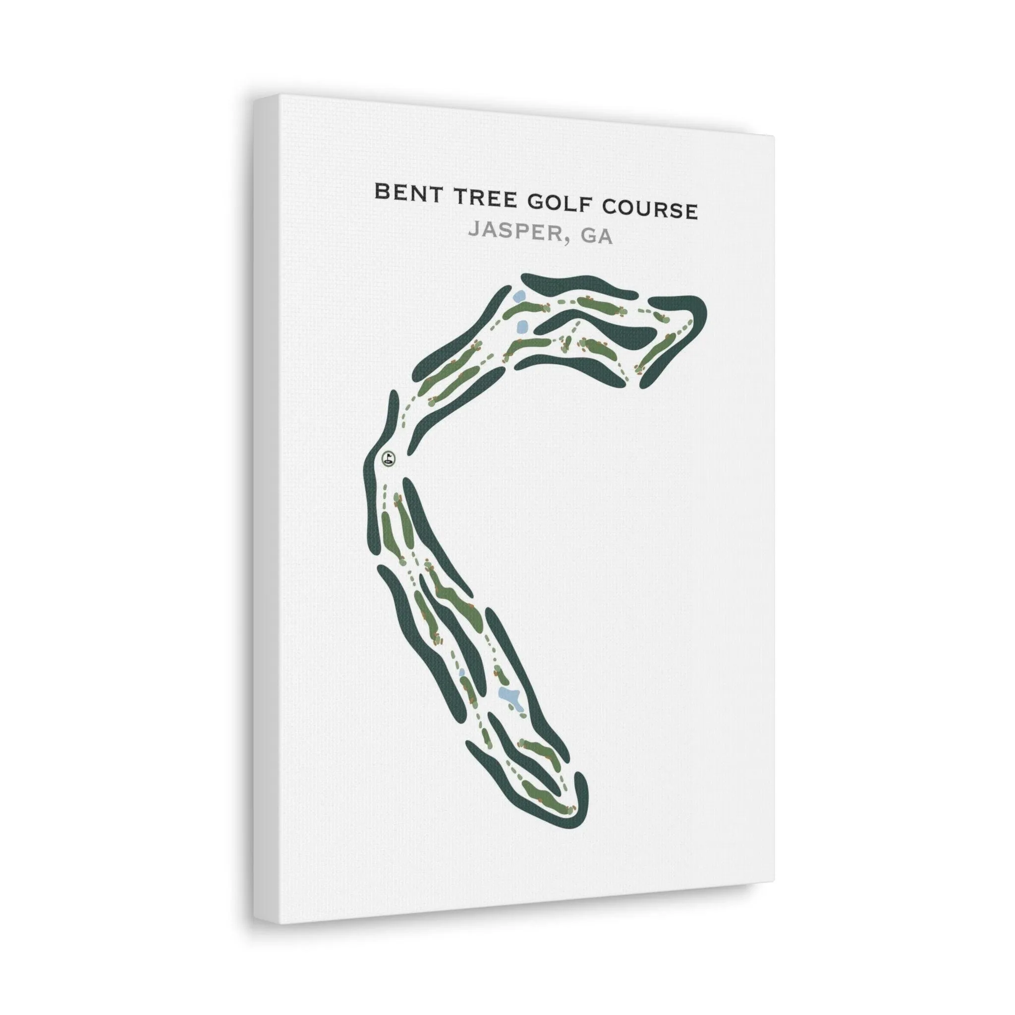 Bent Tree Golf Course, Jasper, Georgia - Printed Golf Course