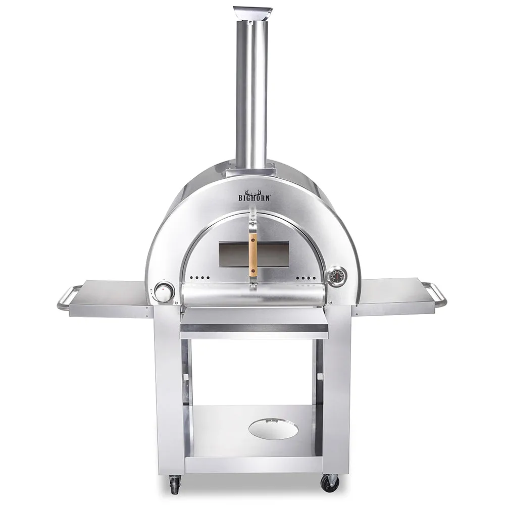 Big Horn Stainless Steel Propane Gas Outdoor Pizza Oven