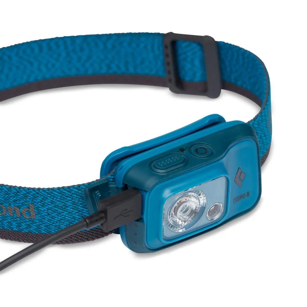 Black Diamond Cosmo 350 Lumen Rechargeable Head Torch (Azul)