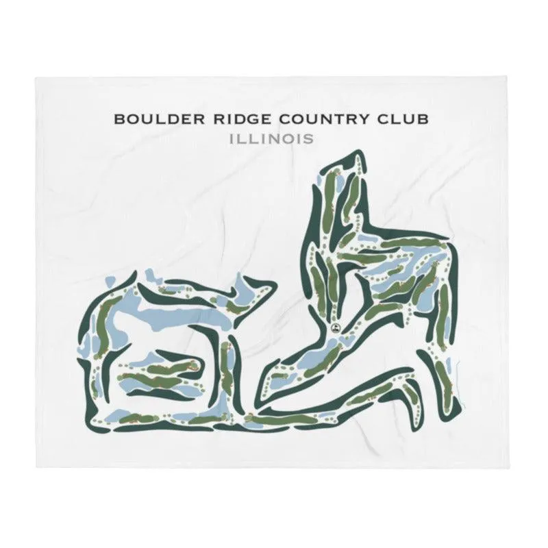 Boulder Ridge Country Club, Illinois - Printed Golf Courses