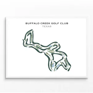 Buffalo Creek Golf Club, Texas - Printed Golf Courses