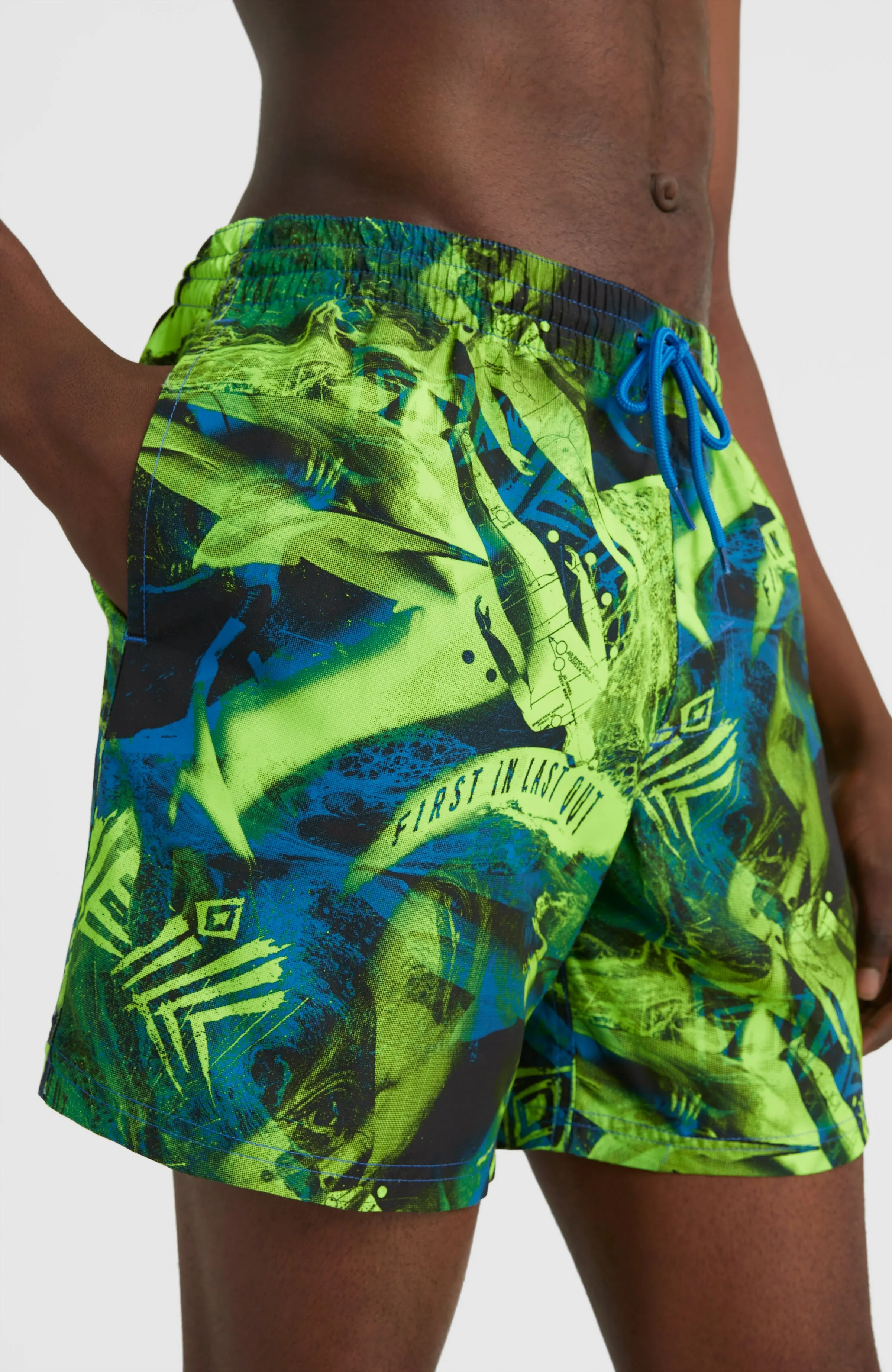 Cali Crazy 16'' Swim Shorts | Blue Crazy Jack