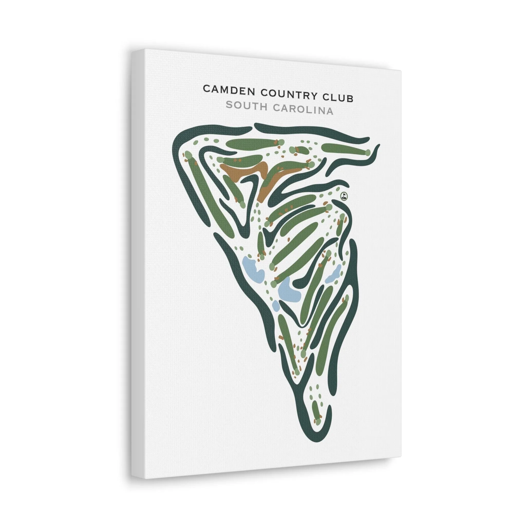 Camden Country Club, South Carolina - Printed Golf Courses