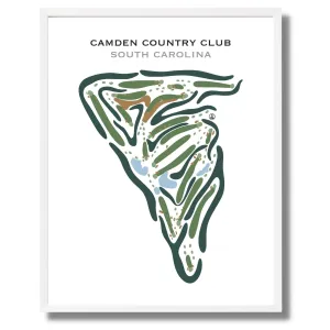 Camden Country Club, South Carolina - Printed Golf Courses