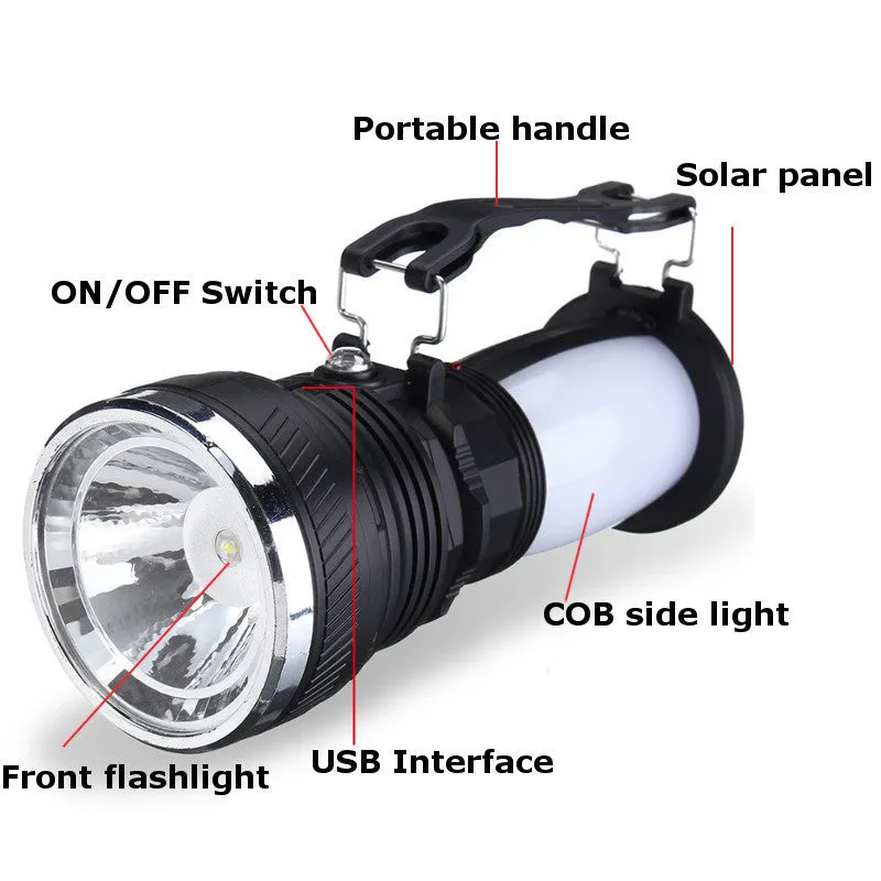 Camping tent flashlight