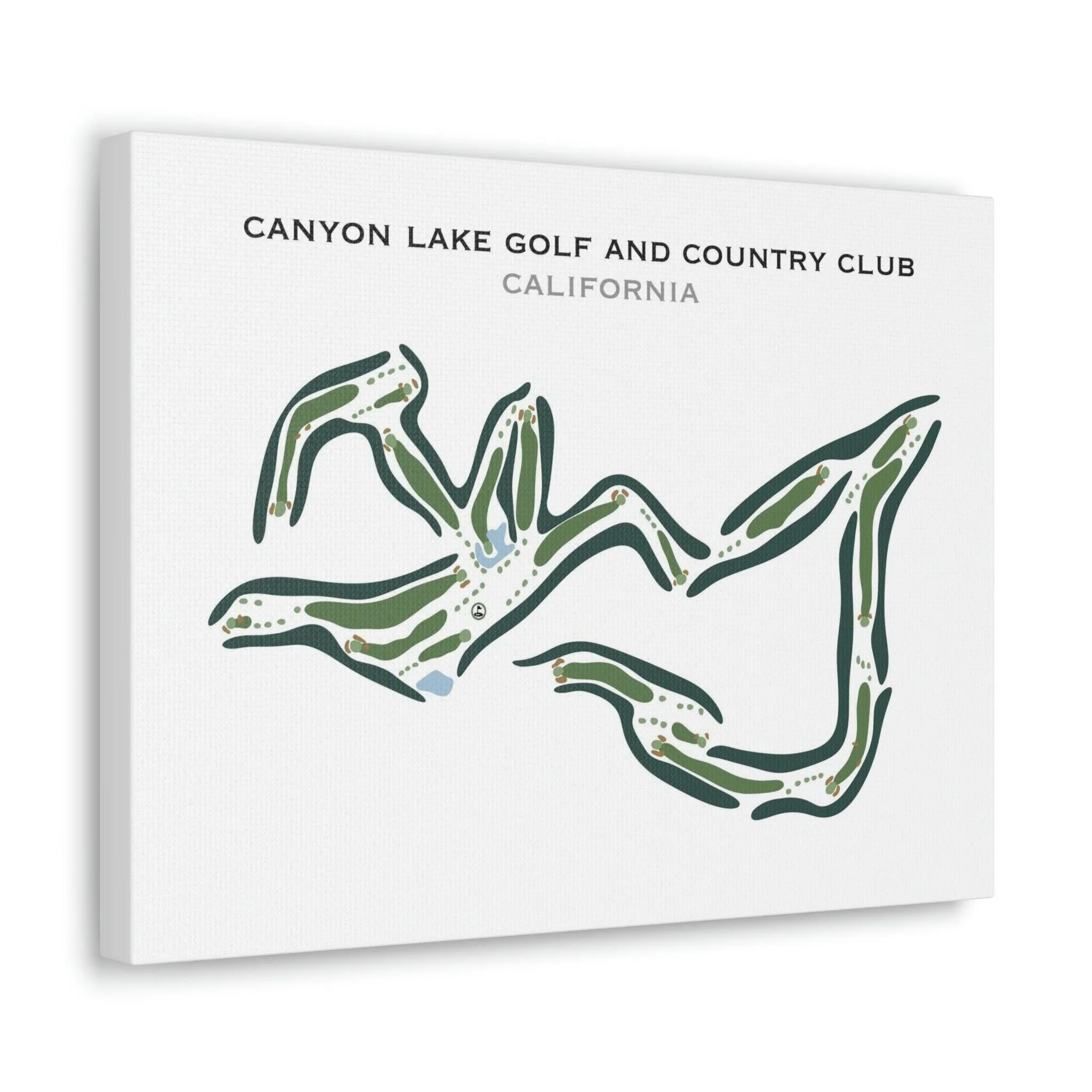 Canyon Lake Golf & Country Club, California - Printed Golf Courses