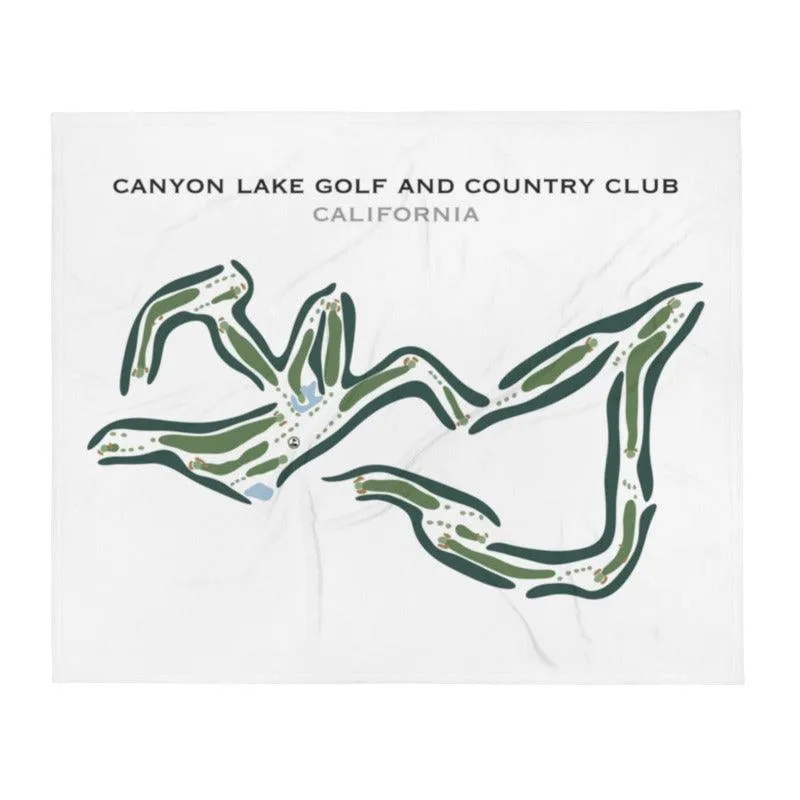 Canyon Lake Golf & Country Club, California - Printed Golf Courses