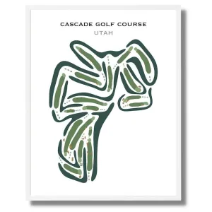 Cascade Golf Course, Utah - Printed Golf Courses