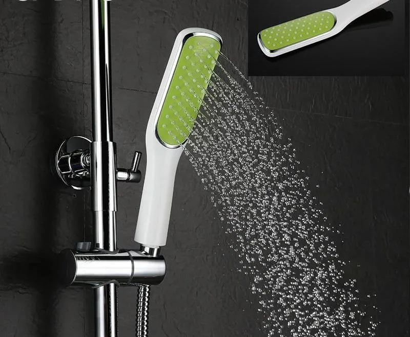 Chrome Finish Waterfall Shower Set with LCD Digital Display