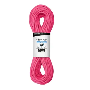 Climbing rope Simond 8.9 mm × 50 m, pink / gray