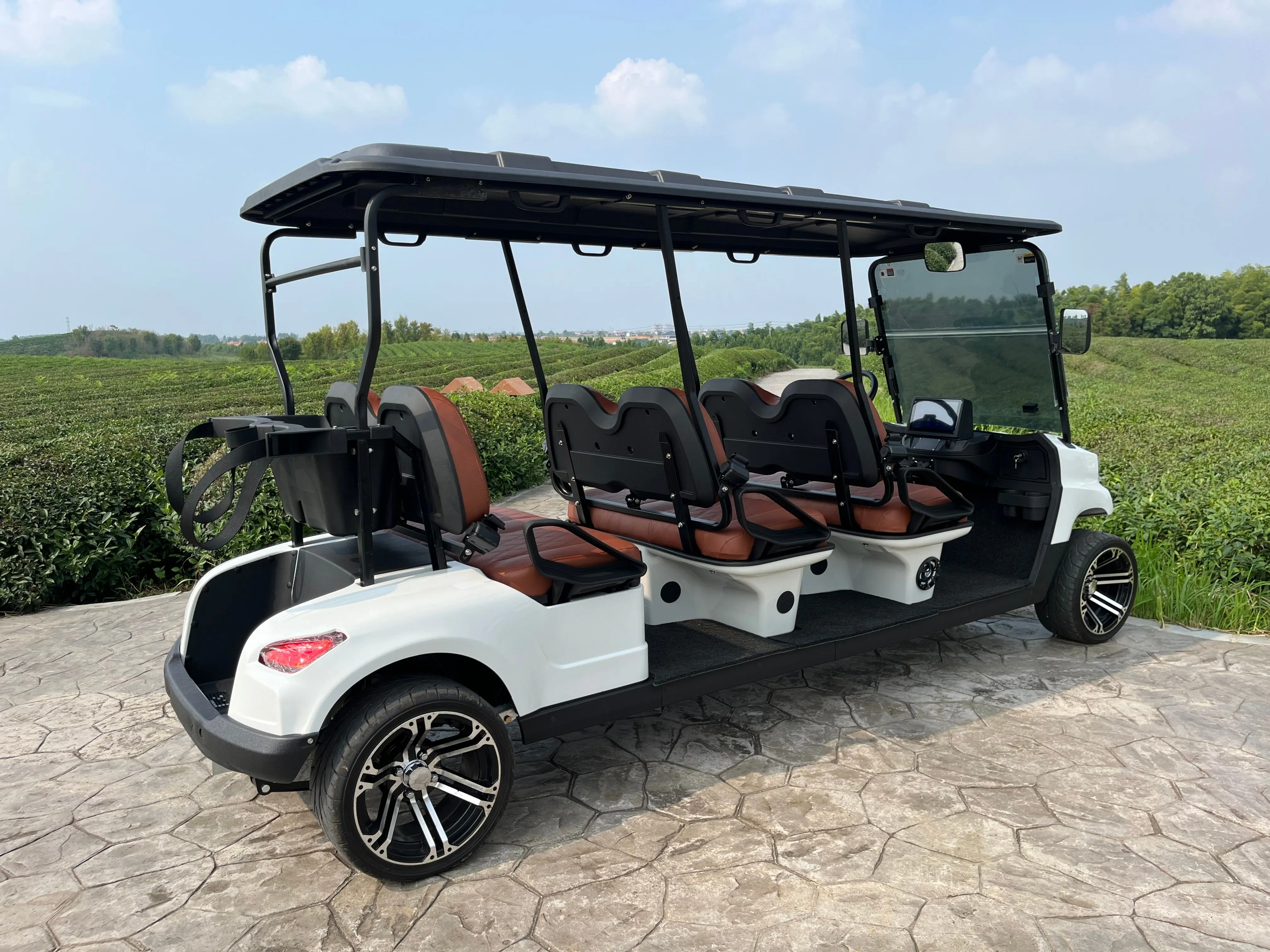 COOLBABY TXV44 Unleash Luxury and Power with 6 Passenger Golf Cart for Supreme Performance