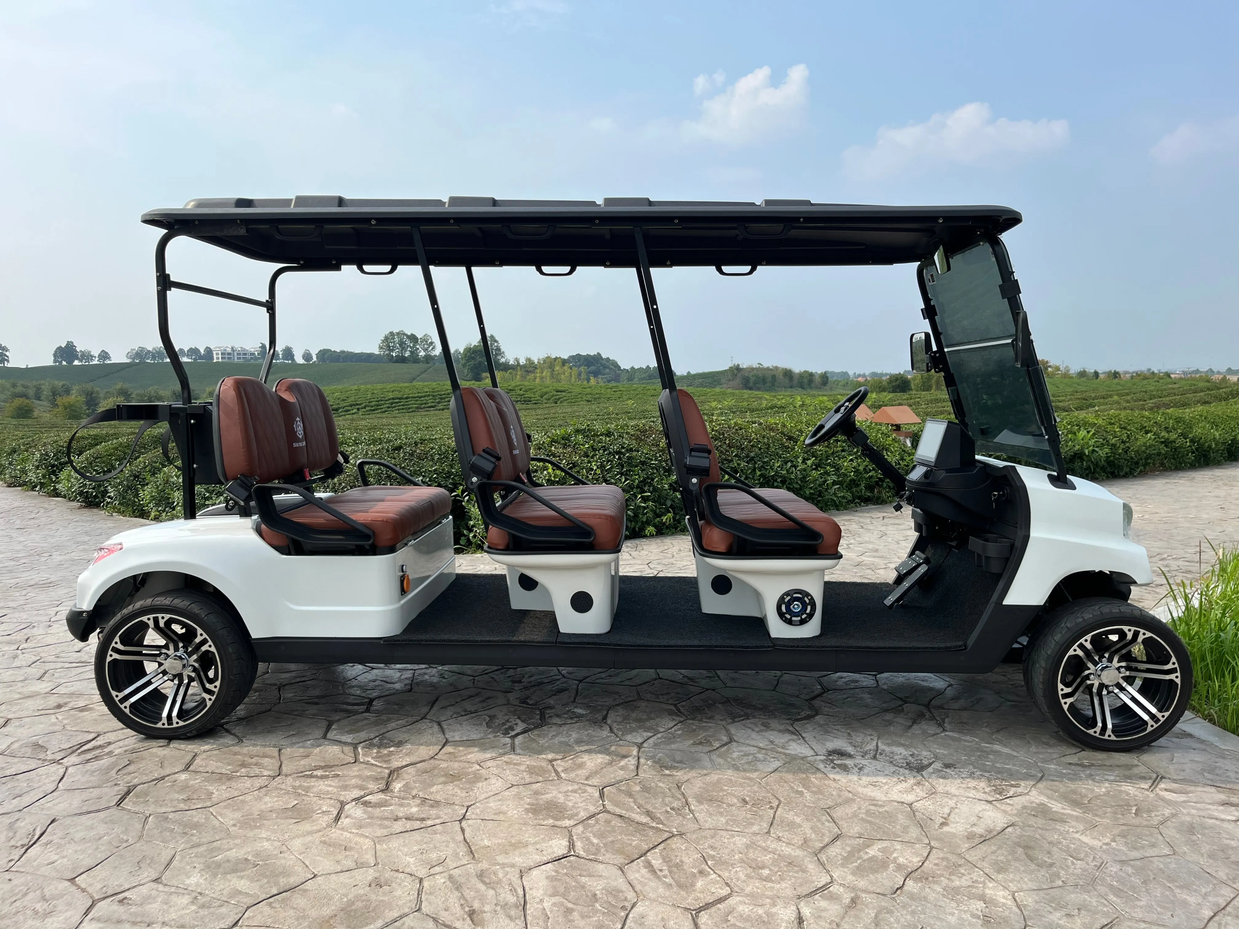 COOLBABY TXV44 Unleash Luxury and Power with 6 Passenger Golf Cart for Supreme Performance