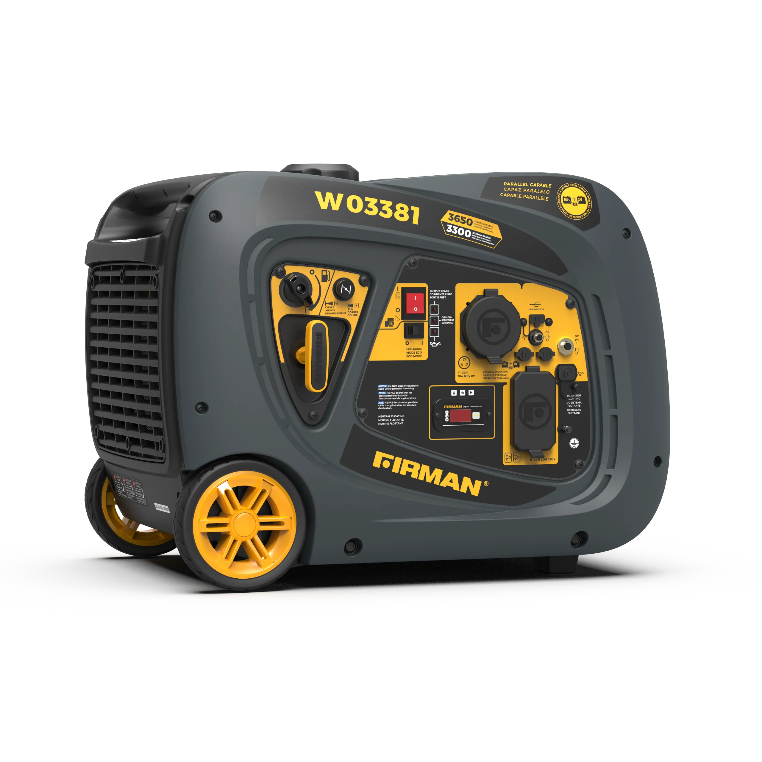 Gas Inverter Portable Generator 3650W Recoil Start