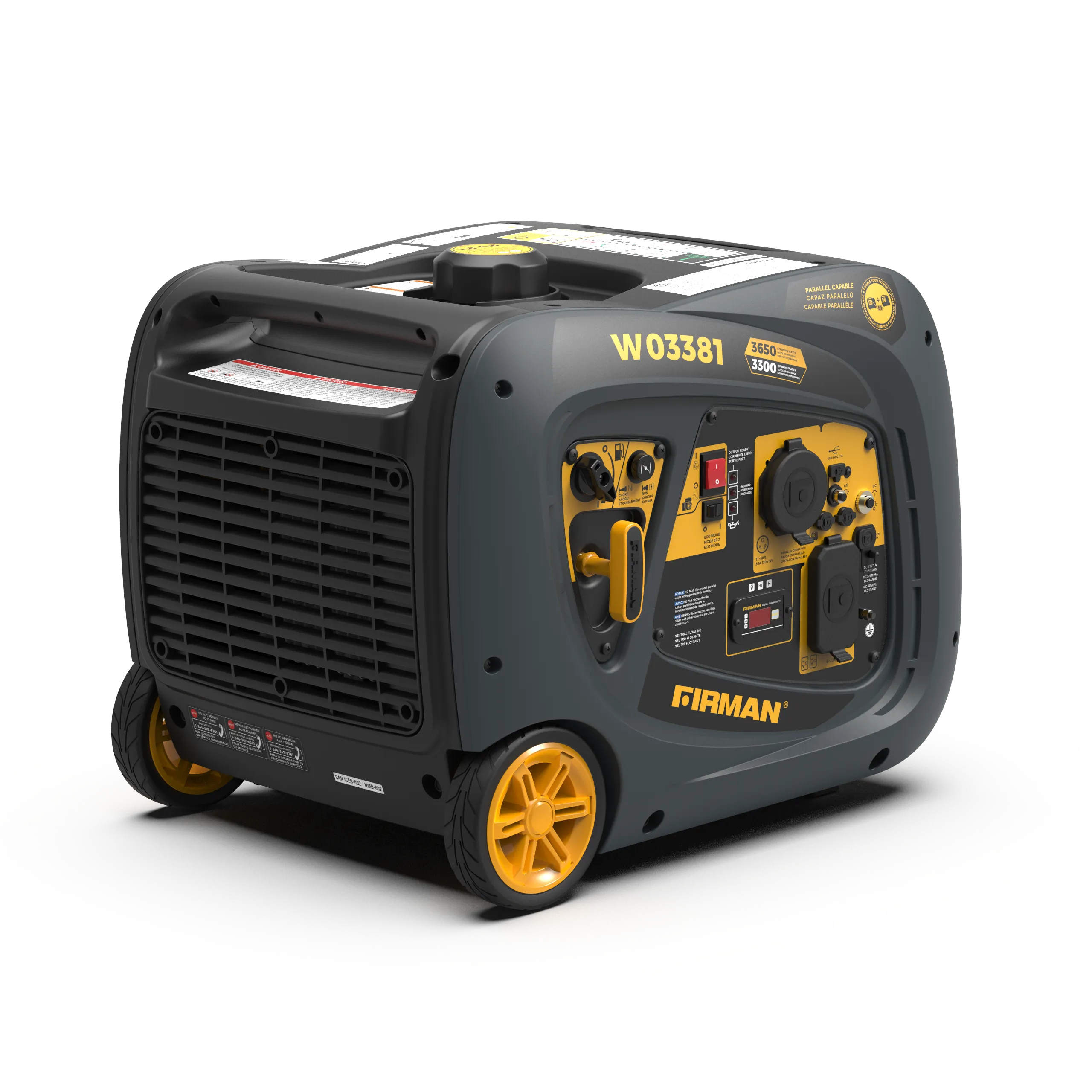 Gas Inverter Portable Generator 3650W Recoil Start