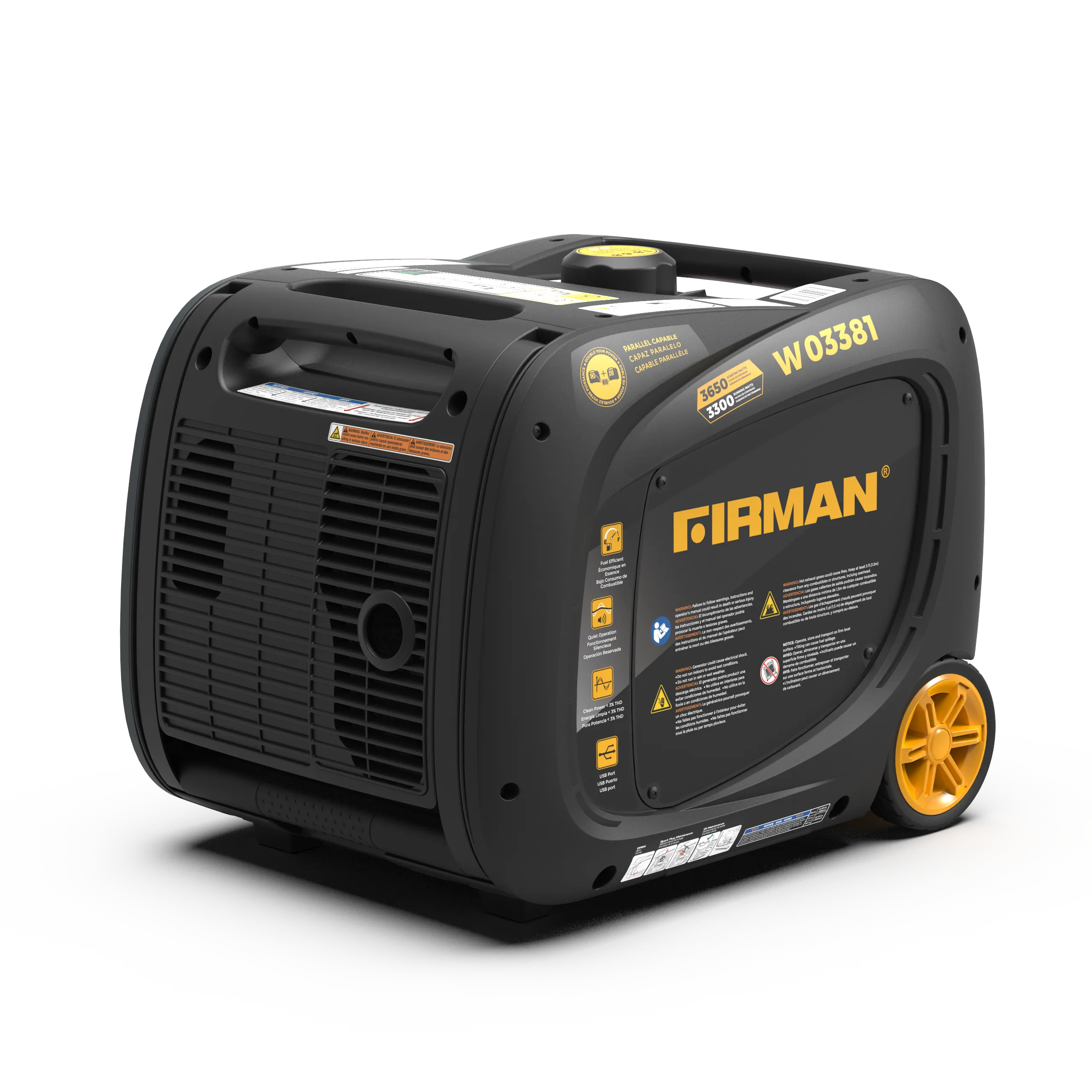 Gas Inverter Portable Generator 3650W Recoil Start