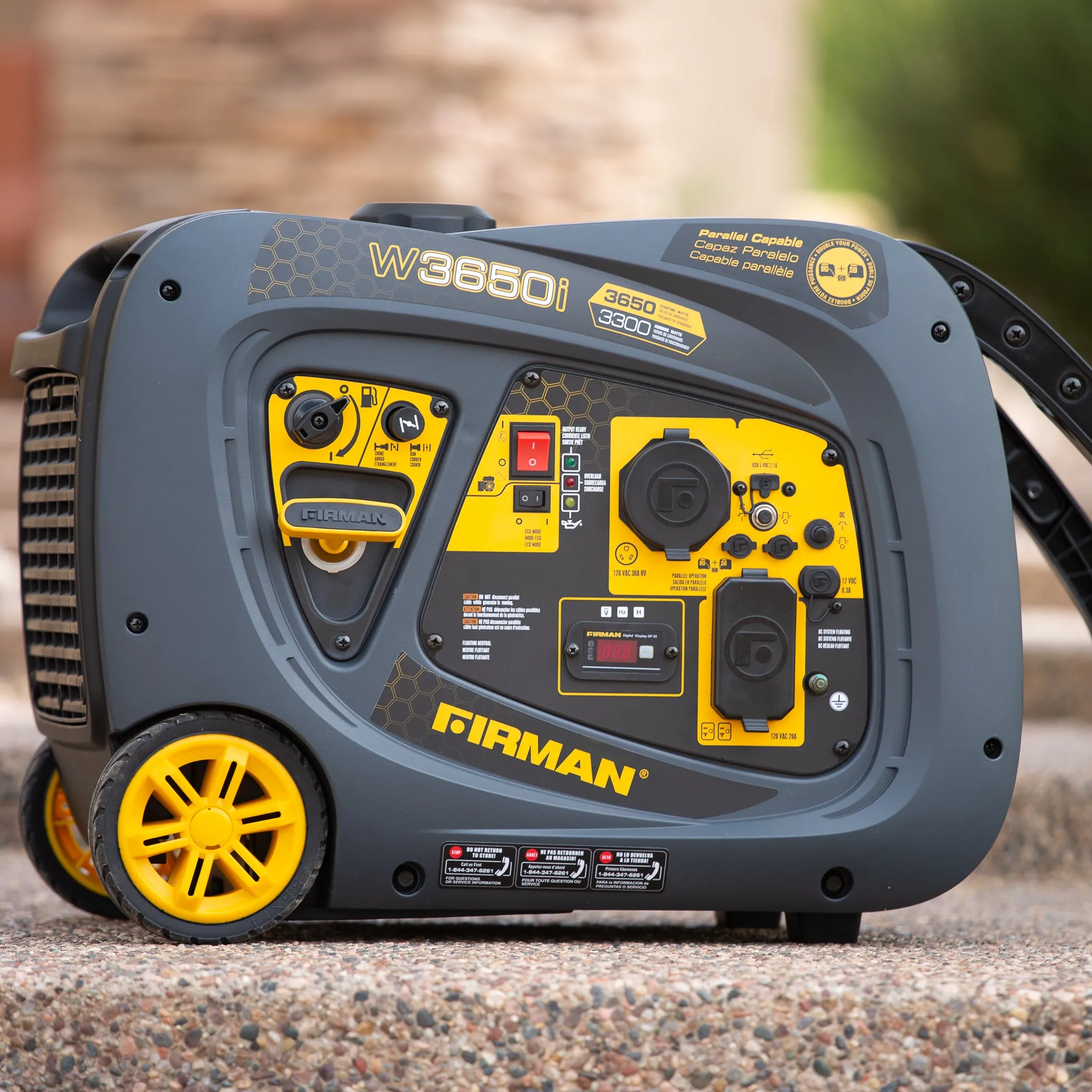 Gas Inverter Portable Generator 3650W Recoil Start