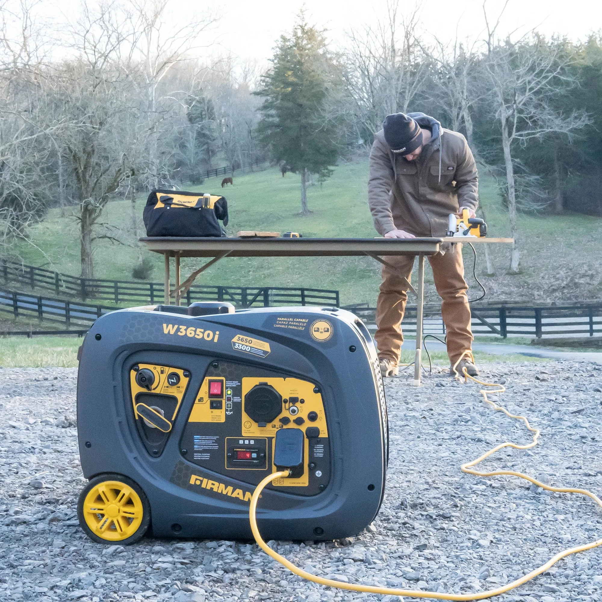 Gas Inverter Portable Generator 3650W Recoil Start