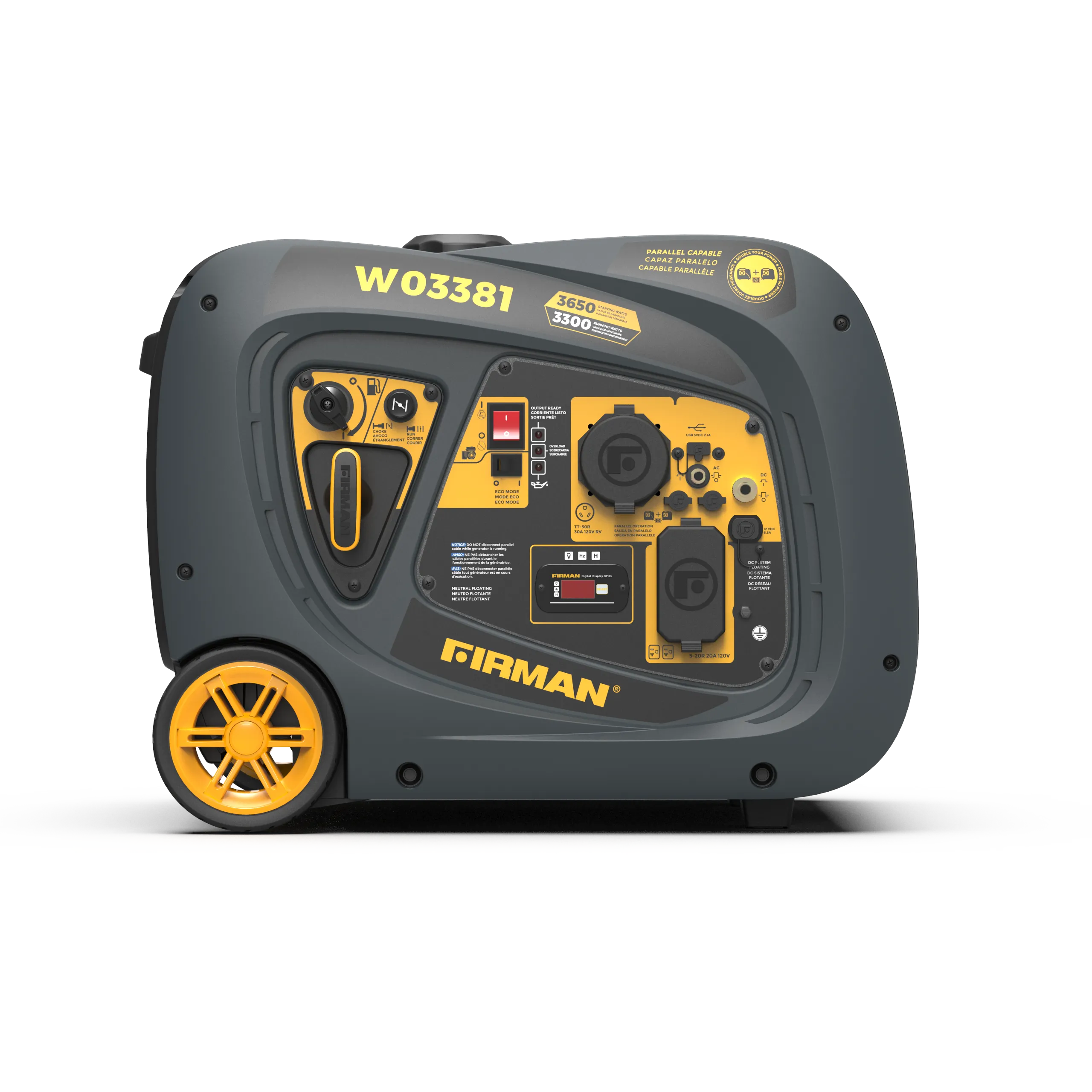 Gas Inverter Portable Generator 3650W Recoil Start