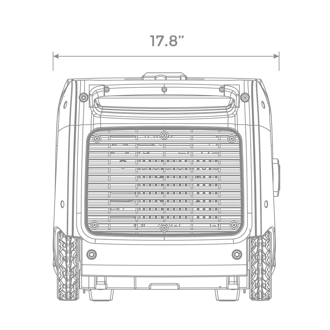 Gas Inverter Portable Generator 3650W Recoil Start