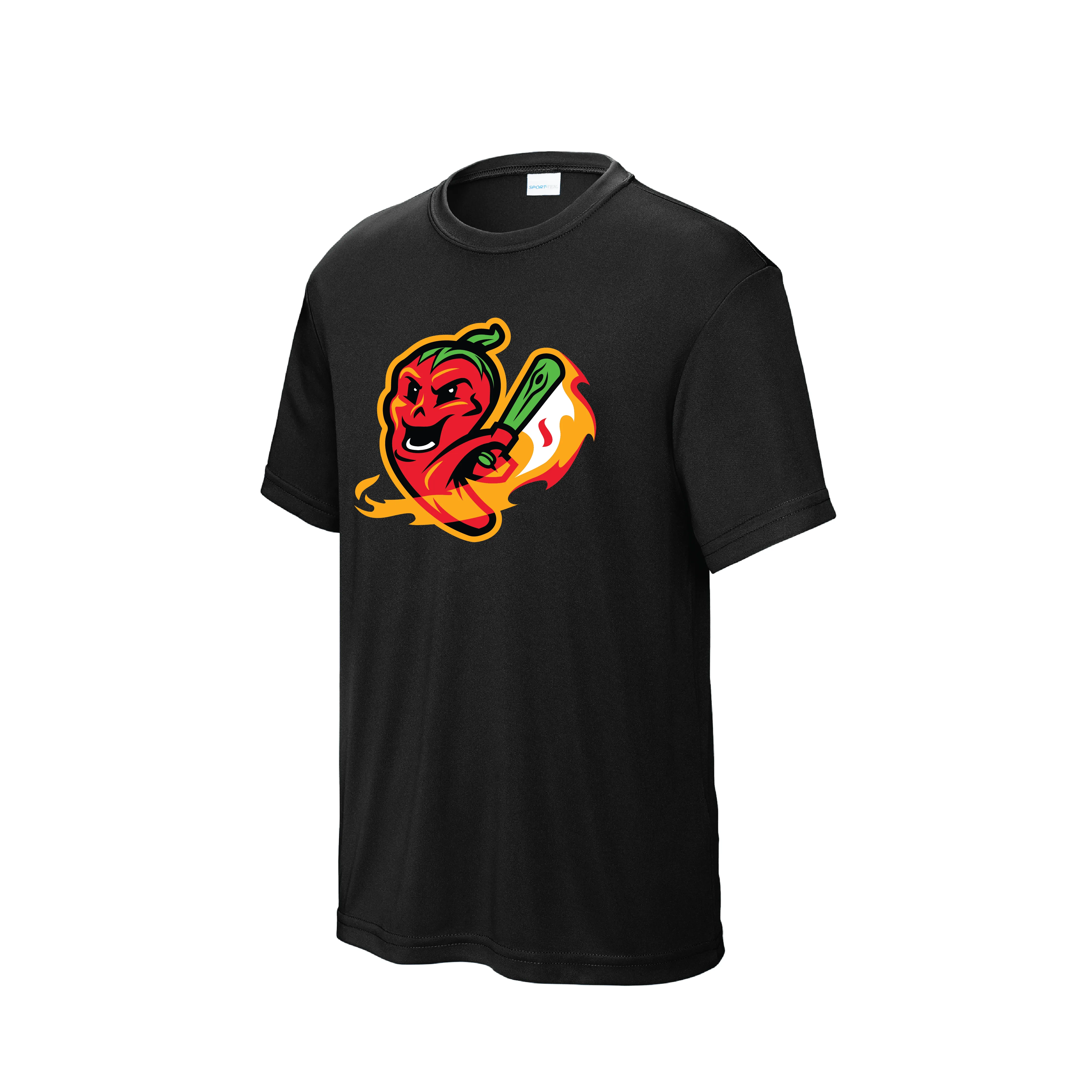 Ghost Peppers Youth Black Secondary Mark Competitor T-Shirt