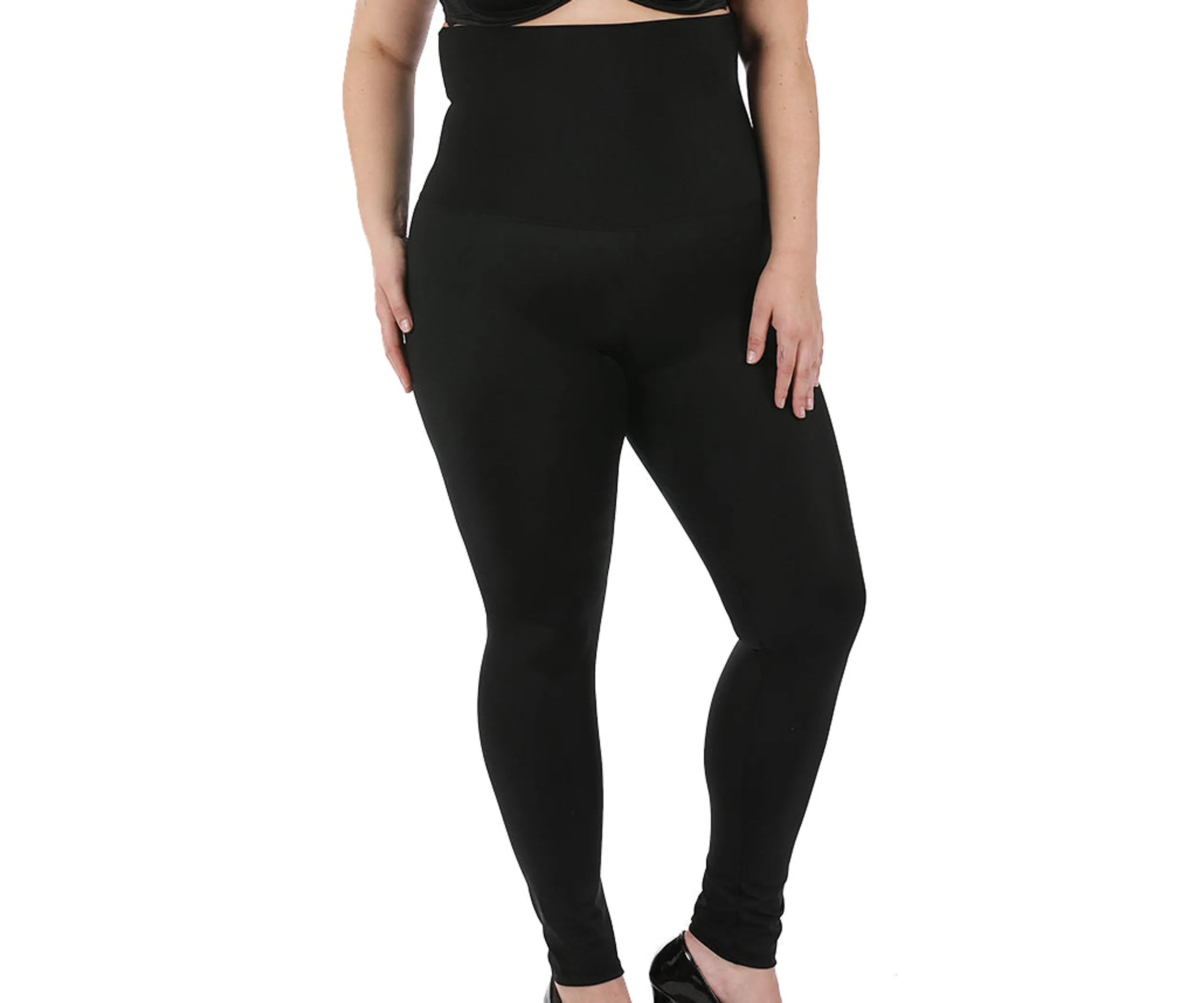 InstantFigure Curvy Hi-Waist Compression Leggings - Pack Of: 1